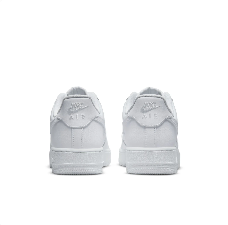 Nike All-White Low-Top Lace-Up Sneakers