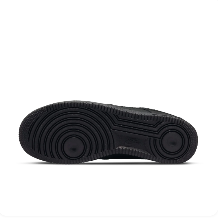 Nike All-Black Low-Top Lace-Up Sneakers
