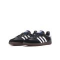 adidas Samba Black & White Low-Top Sneakers with Gum-Colored Sole