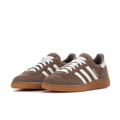 adidas Spezial Brown & Cream Low-Top Sneakers with Gum-Colored Sole
