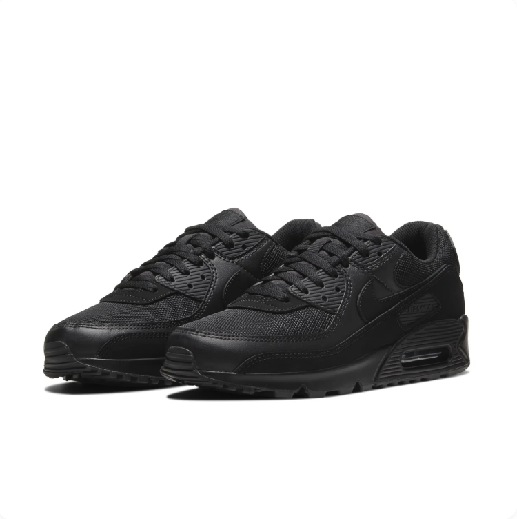 Nike All-Black Low-Top Sneakers with Visible Heel Window