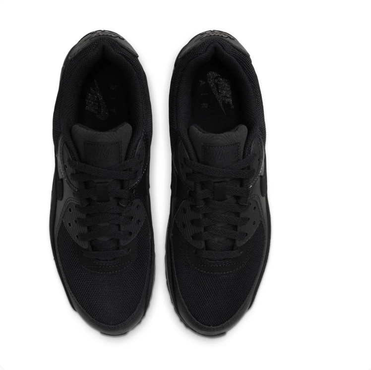 Nike All-Black Low-Top Sneakers with Visible Heel Window