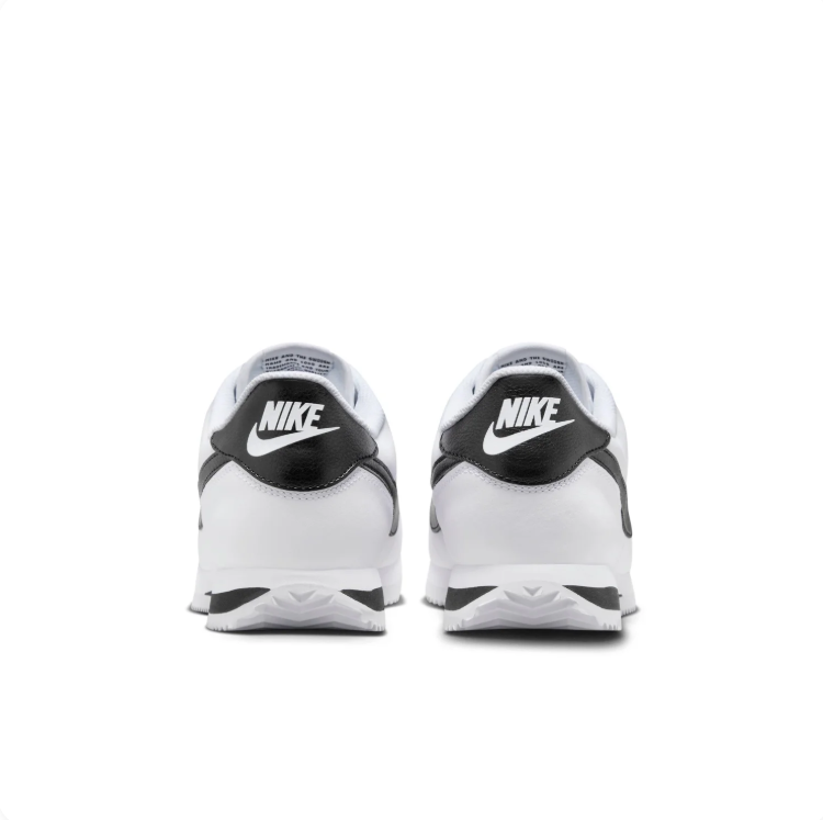 Nike White & Black Low-Top Lace-Up Sneakers