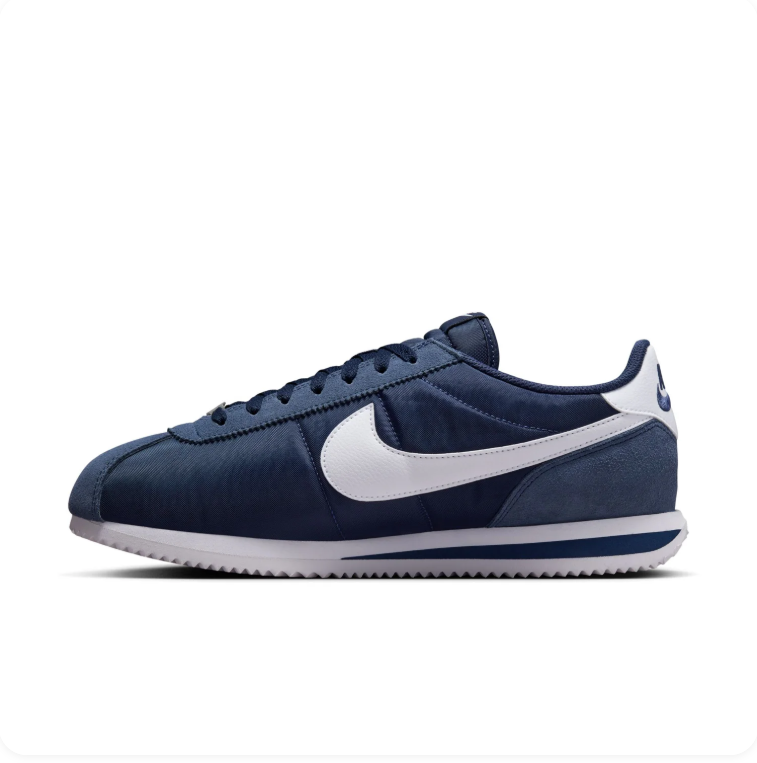 Nike Navy & White Low-Top Lace-Up Sneakers
