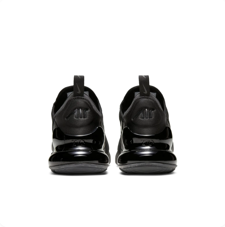 Nike All-Black Low-Top Sneakers with Sculpted Heel