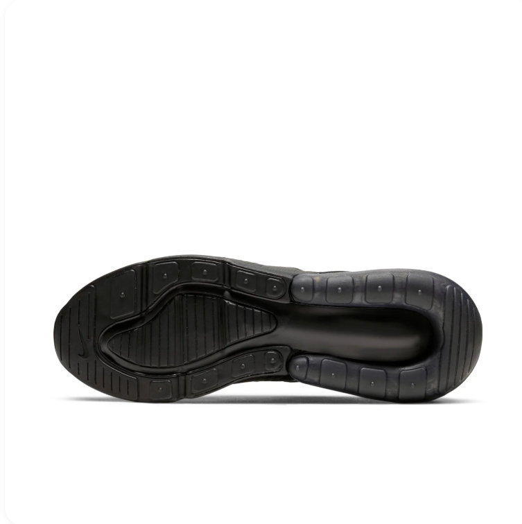 Nike All-Black Low-Top Sneakers with Sculpted Heel