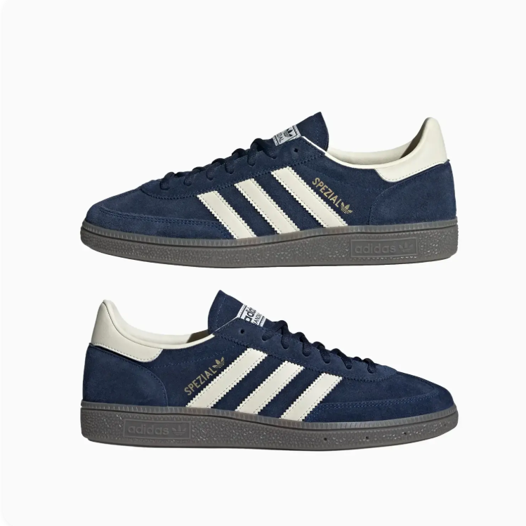 adidas Handball Spezial Navy & Cream Low-Top Sneakers