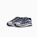 Nike P-6000 Metallic Silver & Navy Low-Top Sneakers