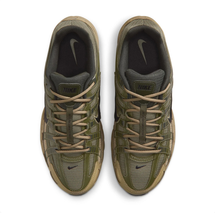 Nike P-6000 Olive Green & Khaki Low-Top Sneakers