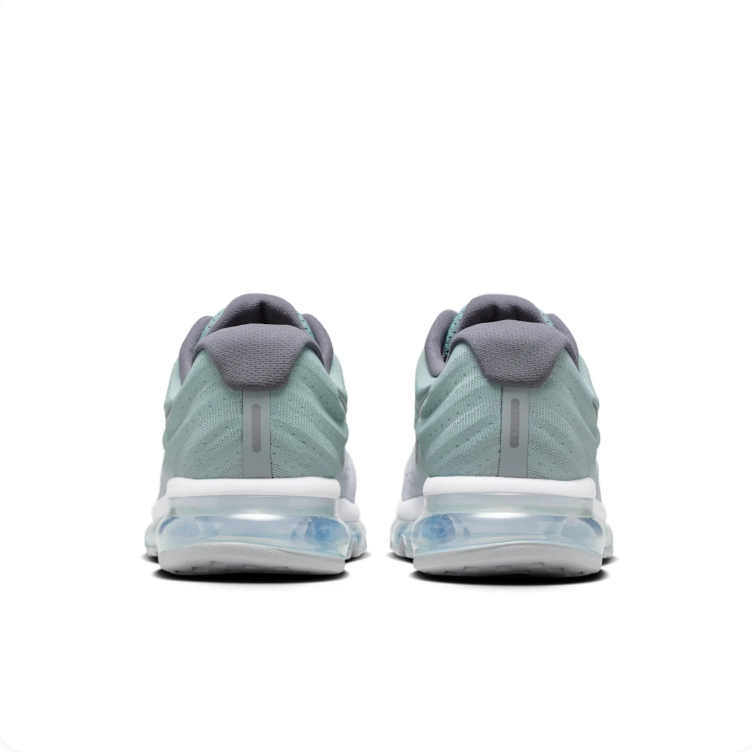 Nike Light Gray & Mint Low-Top Sneakers with Transparent Sole