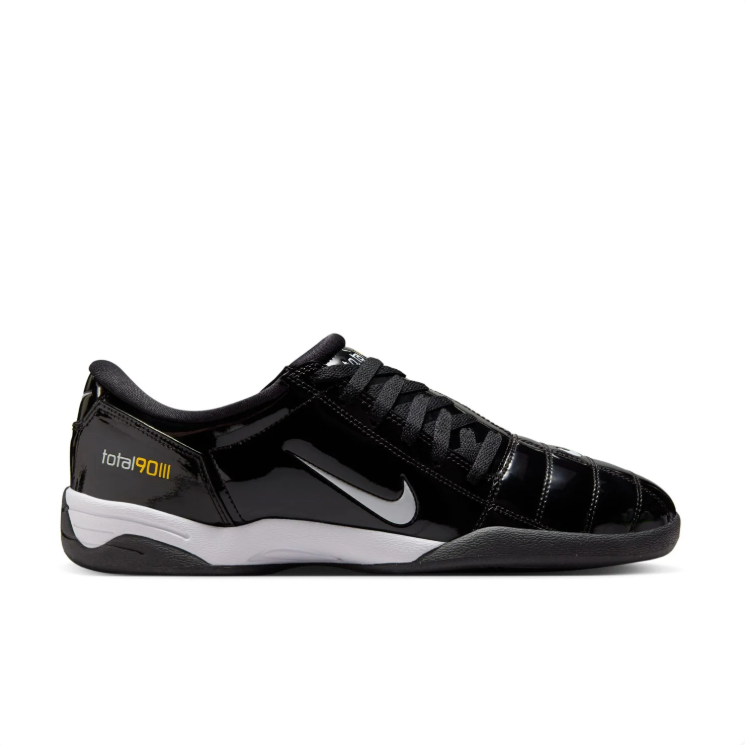 Nike Total 90 III Glossy Black & Silver Low-Top Sneakers