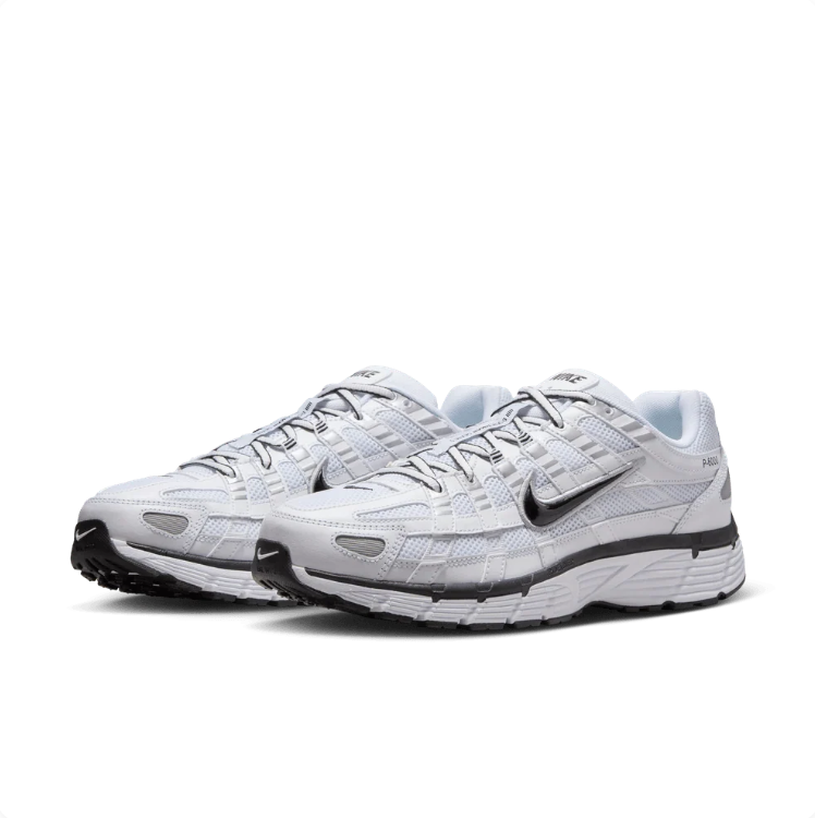 Nike P-6000 White & Black Low-Top Sneakers