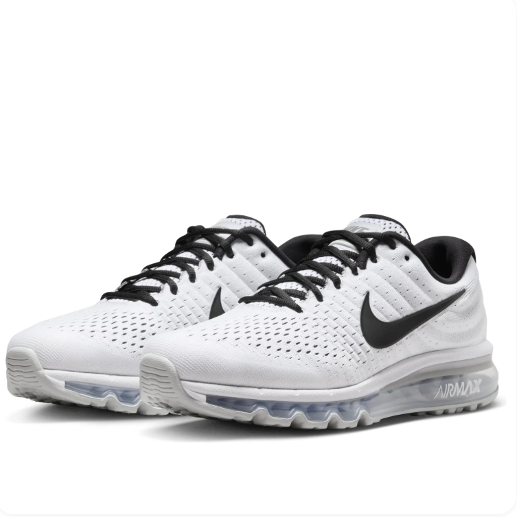 Nike Air Max White & Black Low-Top Sneakers
