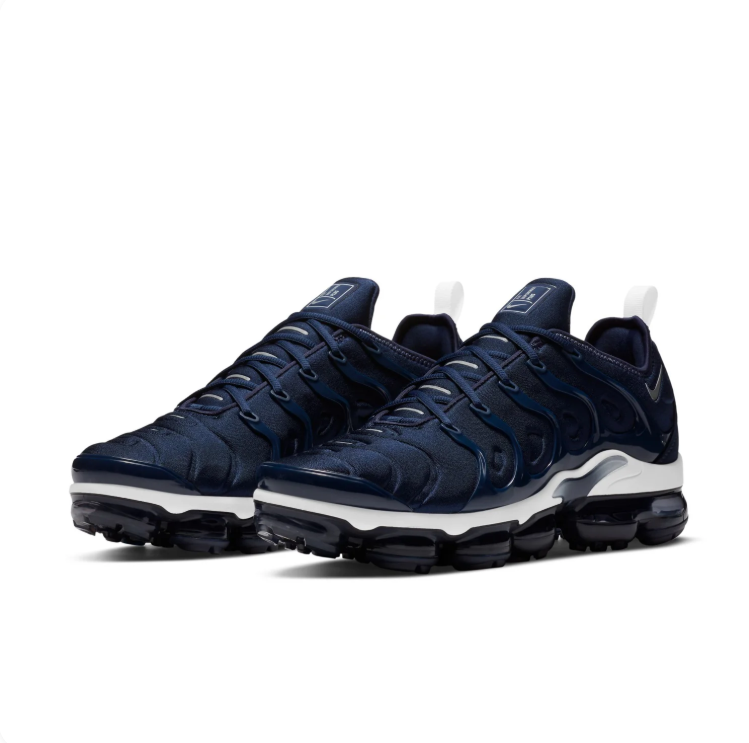 Nike Air VaporMax Plus Navy & White Low-Top Sneakers