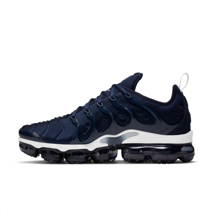 Nike Air VaporMax Plus Navy & White Low-Top Sneakers