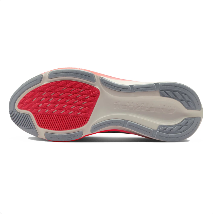 Nike Light Gray & Coral Low-Top Running Sneakers