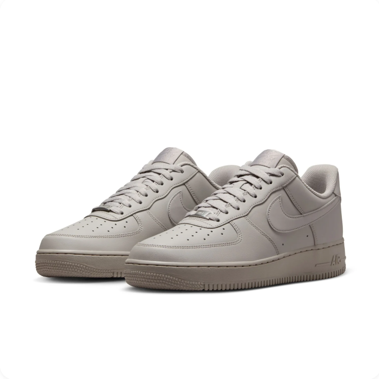 Nike Air Force 1 Light Taupe Low-Top Sneakers