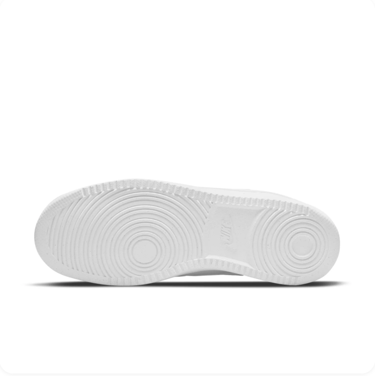 Nike All-White Low-Top Court Sneakers