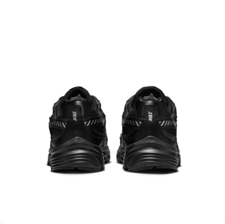 Nike Initiator Black & Metallic Silver Low-Top Sneakers