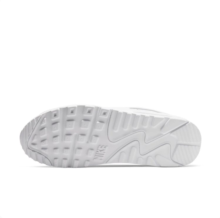 Nike Air Max 90 All-White Low-Top Sneakers