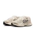 Nike Cream & Beige Mesh-Panel Low-Top Sneakers with Black-Outlined Swoosh