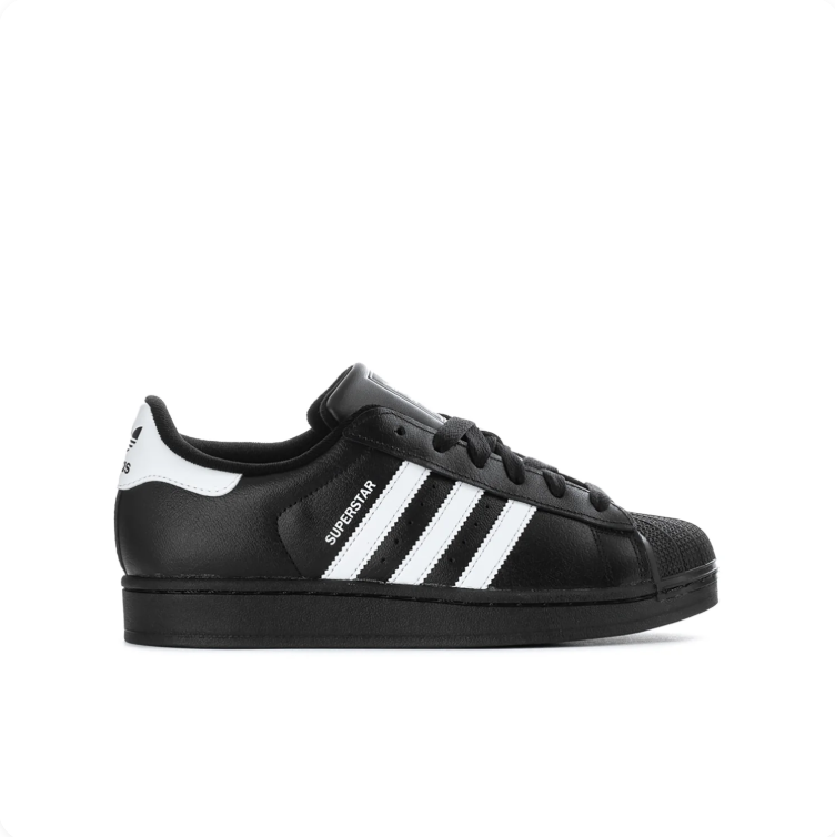 Adidas Superstar Black & White Shell-Toe Low-Top Sneakers