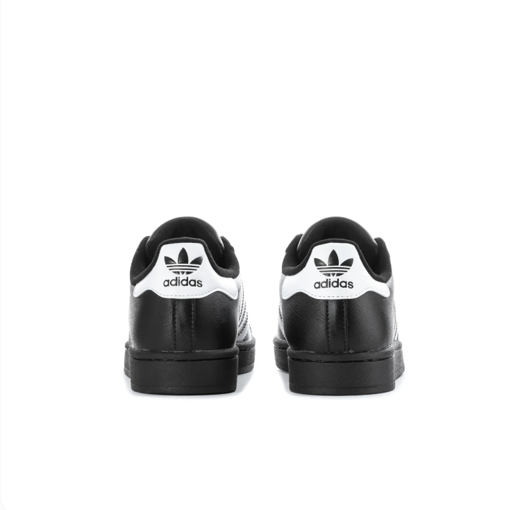 Adidas Superstar Black & White Shell-Toe Low-Top Sneakers