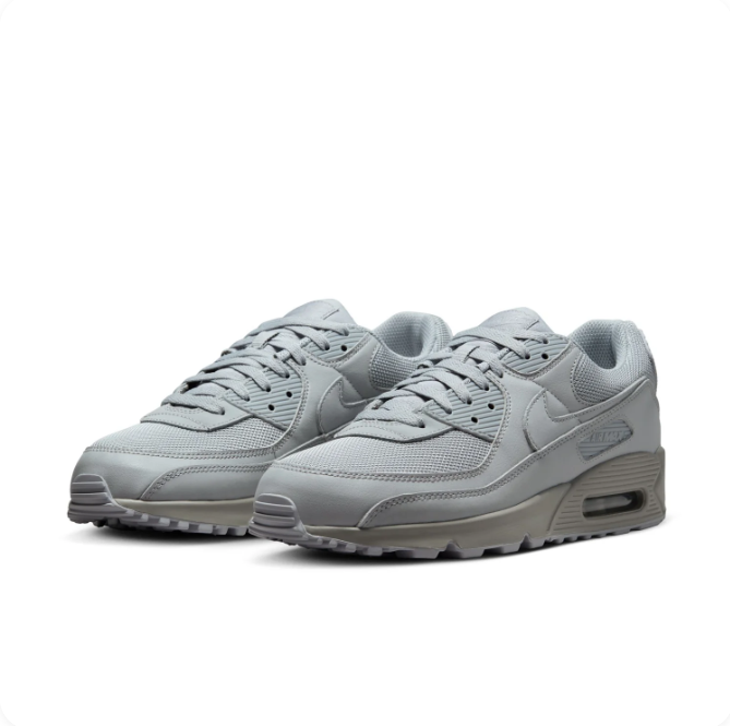 Nike Air Max 90 Light Gray Low-Top Sneakers