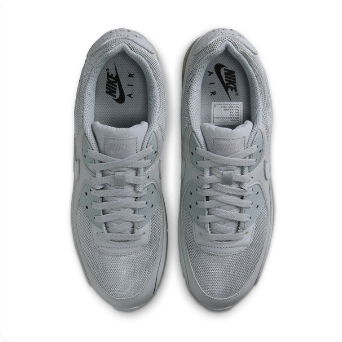 Nike Air Max 90 Light Gray Low-Top Sneakers