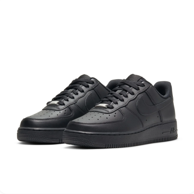 Nike Air Force 1 All-Black Low-Top Sneakers