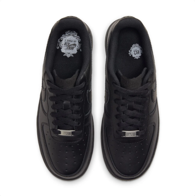 Nike Air Force 1 All-Black Low-Top Sneakers