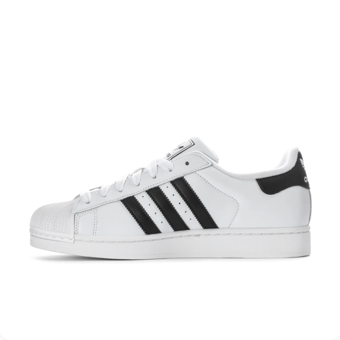 Adidas Superstar White & Black Shell-Toe Low-Top Sneakers