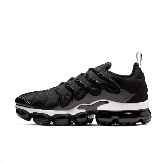 Nike Air VaporMax Plus Black & White Low-Top Sneakers