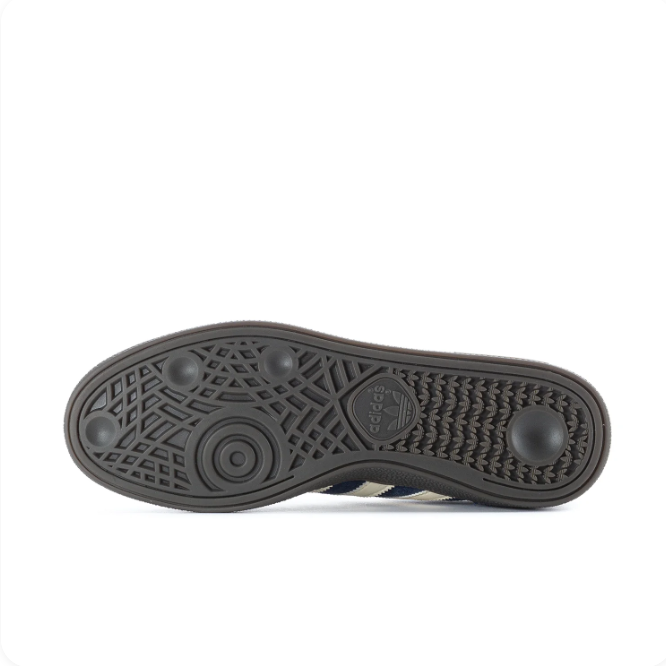 Adidas Handball Spezial Navy & Cream Low-Top Sneakers with Dark Sole