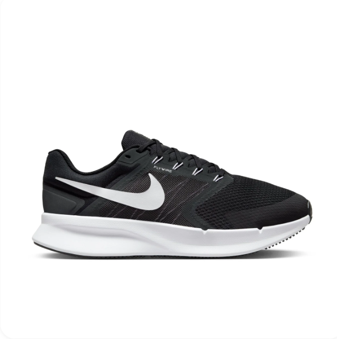 Nike Black & White Mesh Low-Top Sneakers