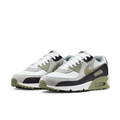 Nike White, Gray & Olive Low-Top Sneakers with Visible Air Window