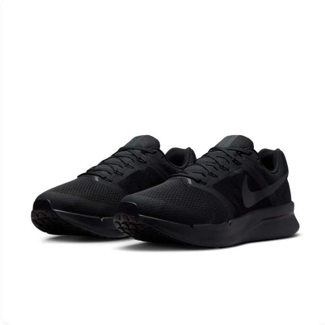 Nike All-Black Mesh Low-Top Sneakers