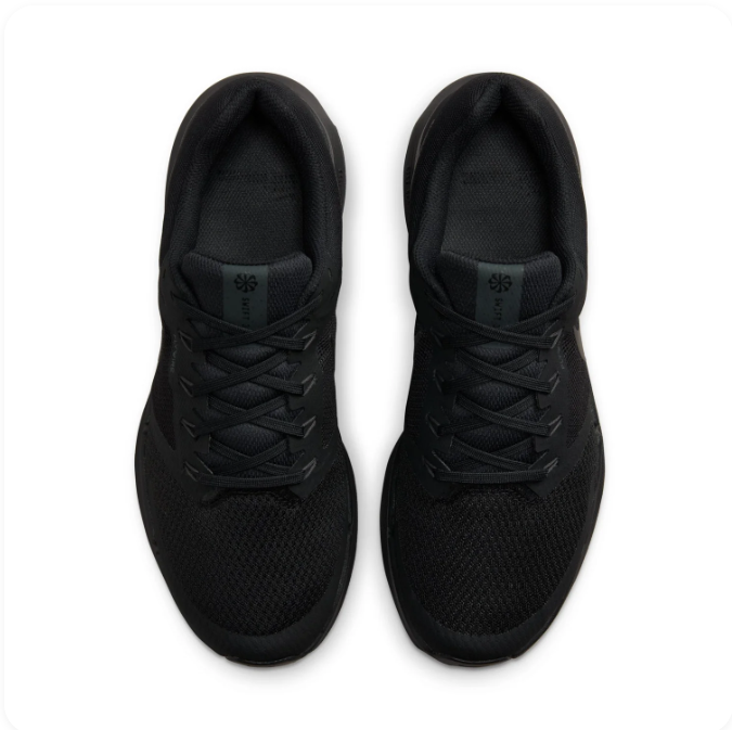 Nike All-Black Mesh Low-Top Sneakers