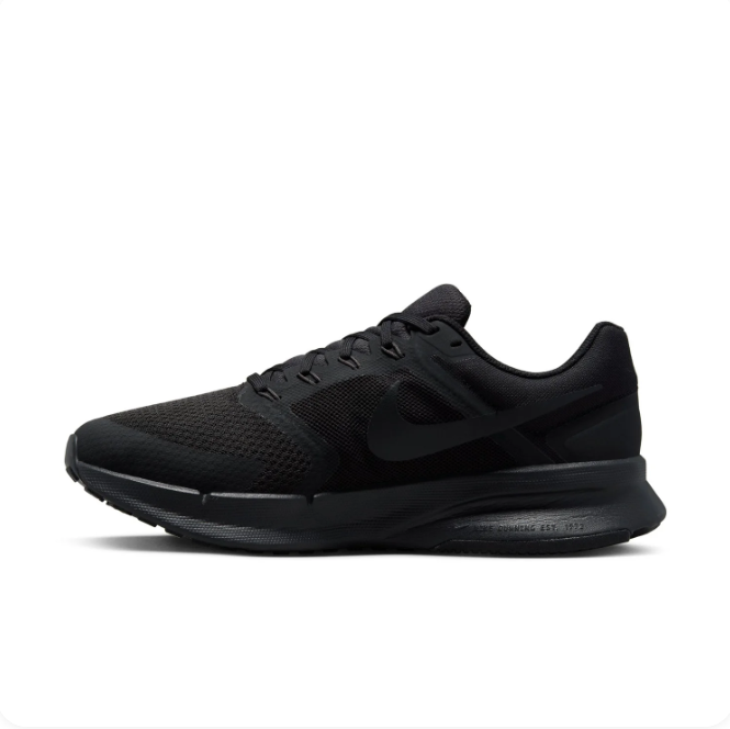 Nike All-Black Mesh Low-Top Sneakers