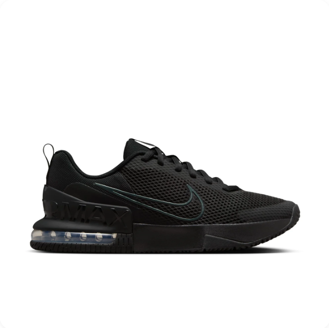 Nike Black Mesh Low-Top Sneakers with Visible Heel Air Unit