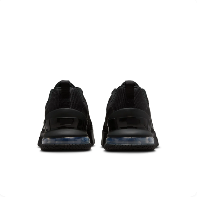 Nike Black Mesh Low-Top Sneakers with Visible Heel Air Unit