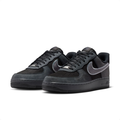 Nike Black & Charcoal Low-Top Sneakers with Silver-Gray Swoosh