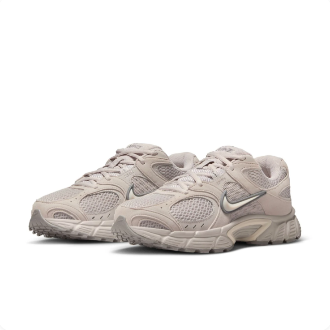 Nike Beige & Taupe Mesh Sneakers with Sculpted Sole