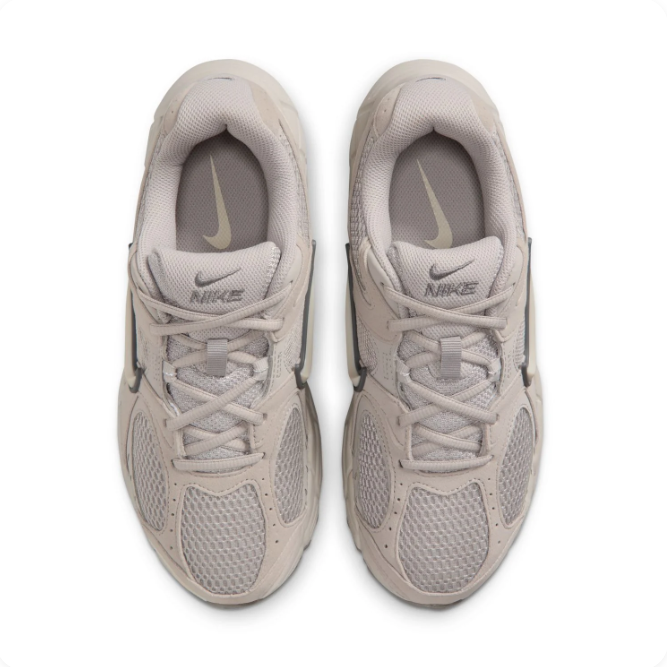 Nike Beige & Taupe Mesh Sneakers with Sculpted Sole