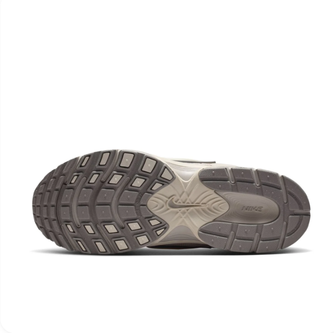 Nike Beige & Taupe Mesh Sneakers with Sculpted Sole