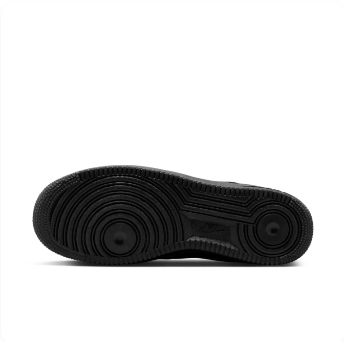 Nike Black Low-Top Sneakers with White Swoosh & Black Sole