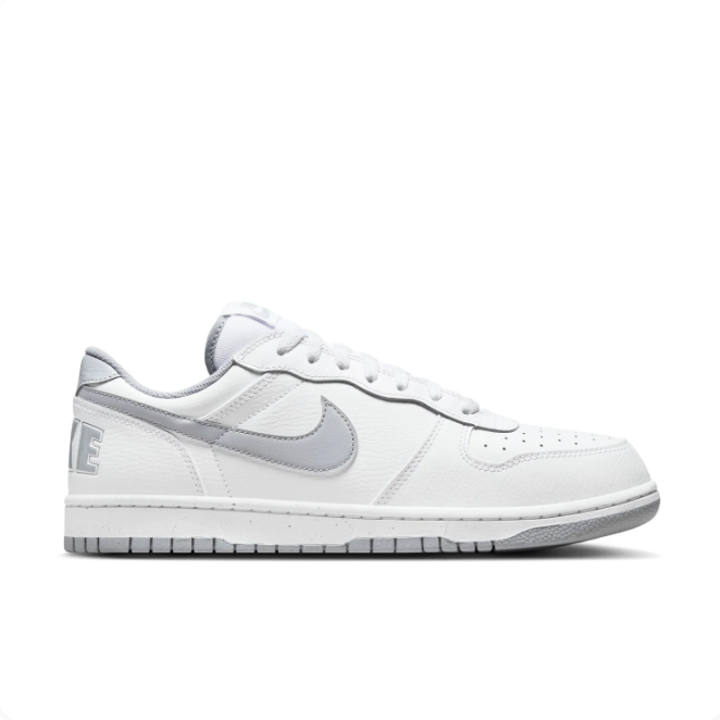 Nike White & Gray Low-Top Sneakers