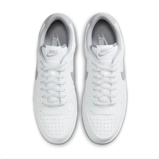 Nike White & Gray Low-Top Sneakers