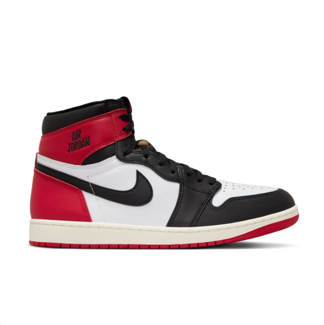 Air Jordan 1 High Red, Black & White Sneakers