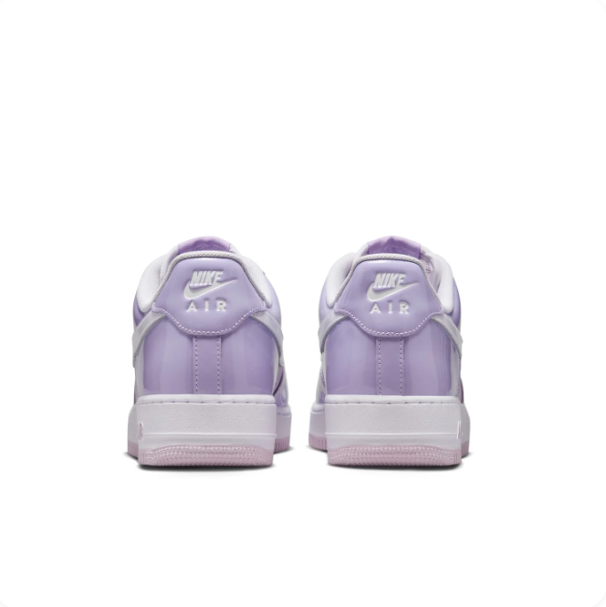 Nike Air Force 1 Lavender & Pink Low-Top Sneakers with White Swoosh